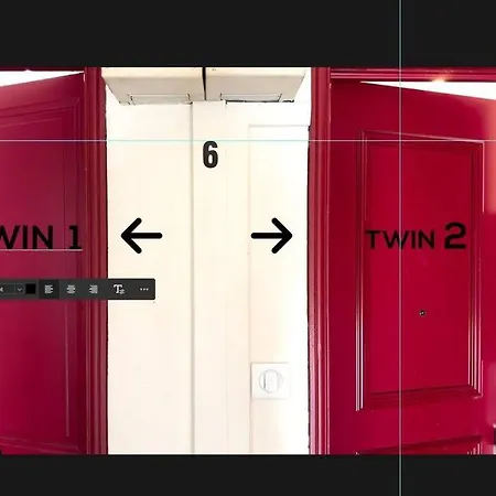 Twin 1 & 2 - Studio-metro Paris Disneyland-wifi-rer A Apartment